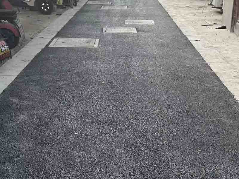 六合区街巷道路沥青施工实拍