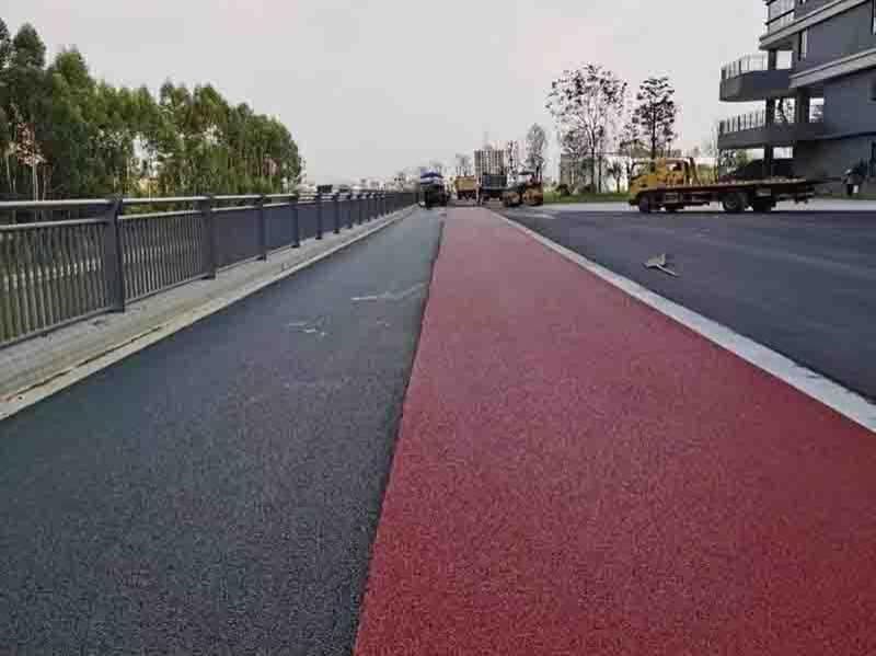 浦口区江北市政配套沥青路面施工实拍